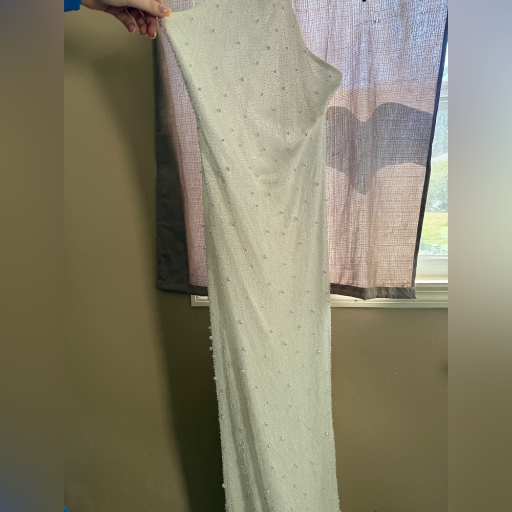 Elegant White Evening Gown